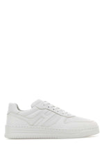 White Lace Up Sneakers 1
