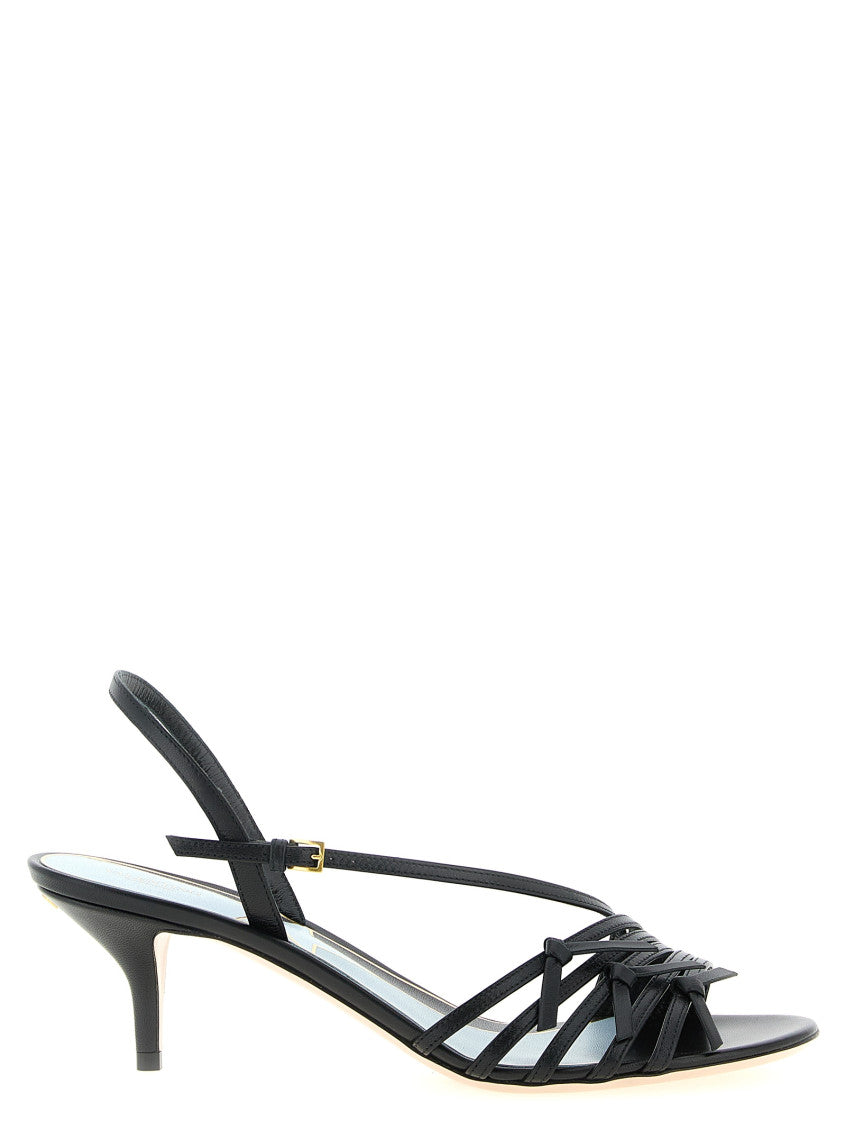 Black Leather Heels 1