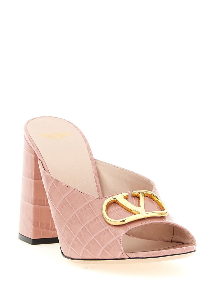 Pink Logo Heels 2