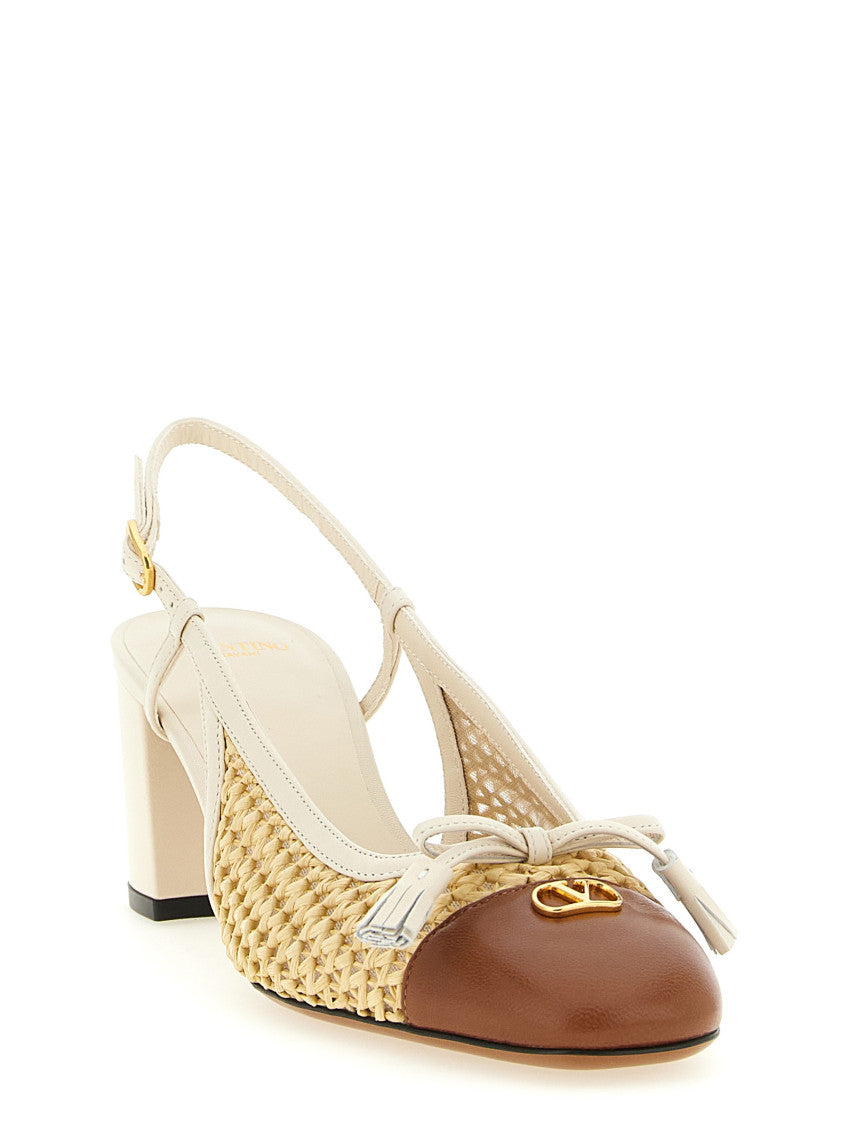 Beige Slingback Heels 2