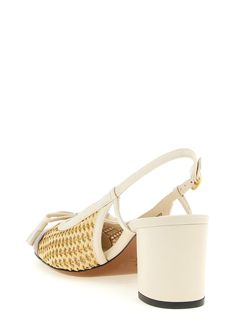 Beige Slingback Heels 3