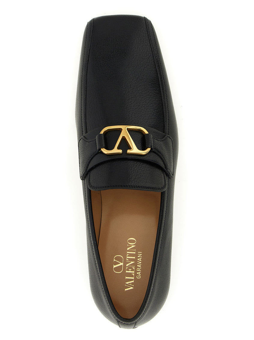 Black logo Loafers 4