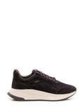 Navy Blue Lace-up Sneakers 1