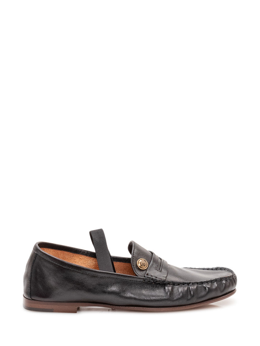 Black Leather Loafers 1