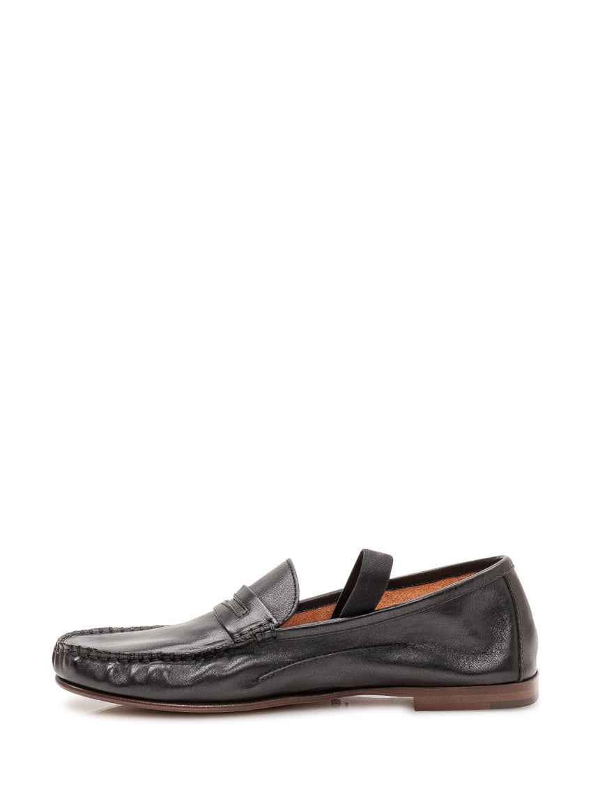 Black Leather Loafers 4