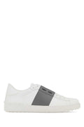 Grey Leather Sneakers 1
