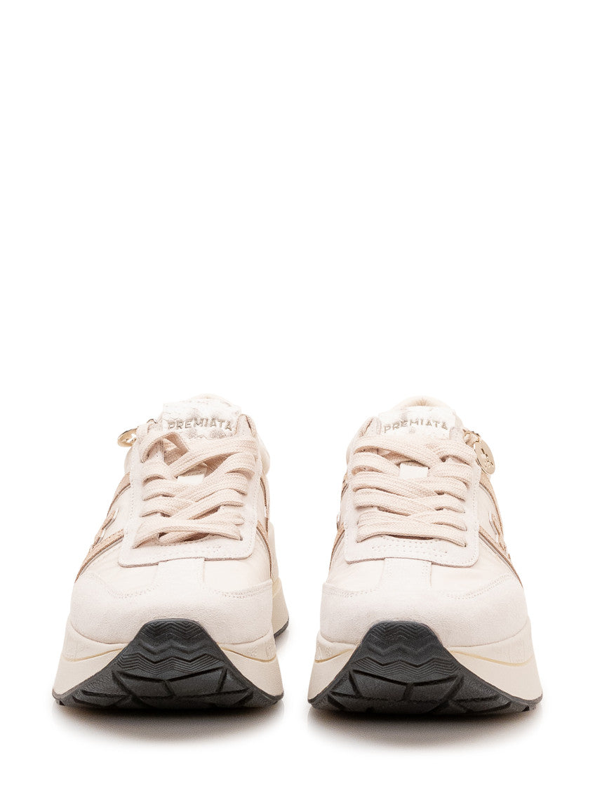 Beige Logo Bethcoin Sneakers 2