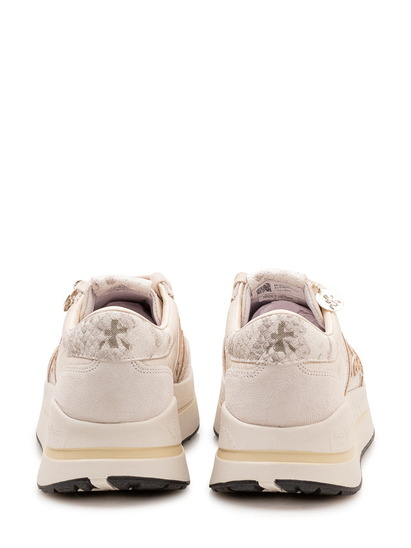 Beige Logo Bethcoin Sneakers 3