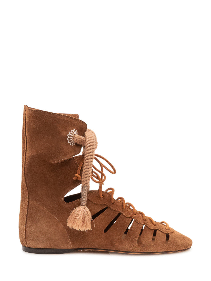 Brown Suede Ankle Boots 1