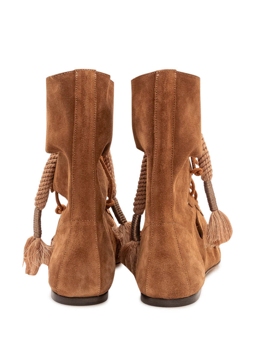 Brown Suede Ankle Boots 3