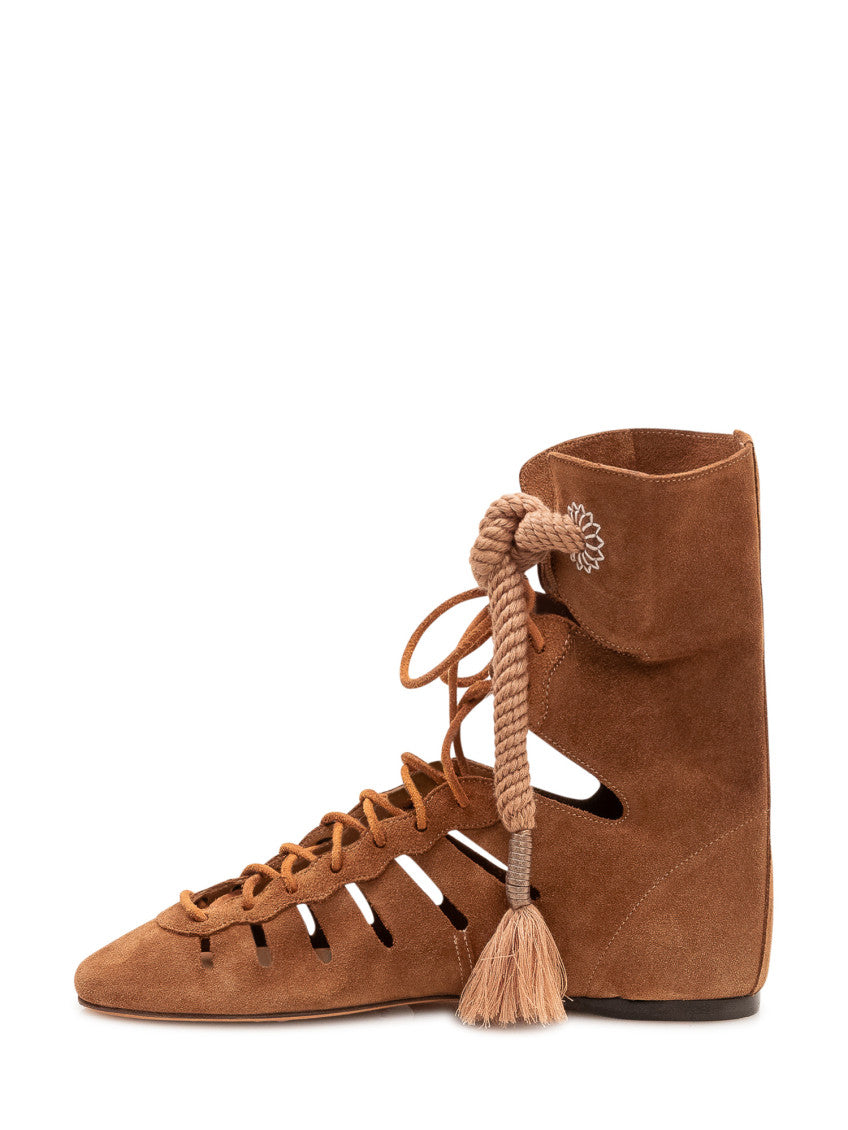 Brown Suede Ankle Boots 4