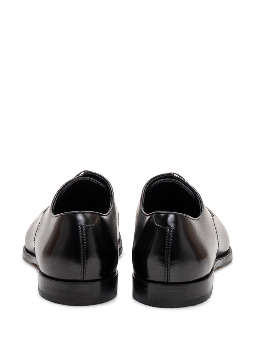 Black Leather Lace-up Shoes 3