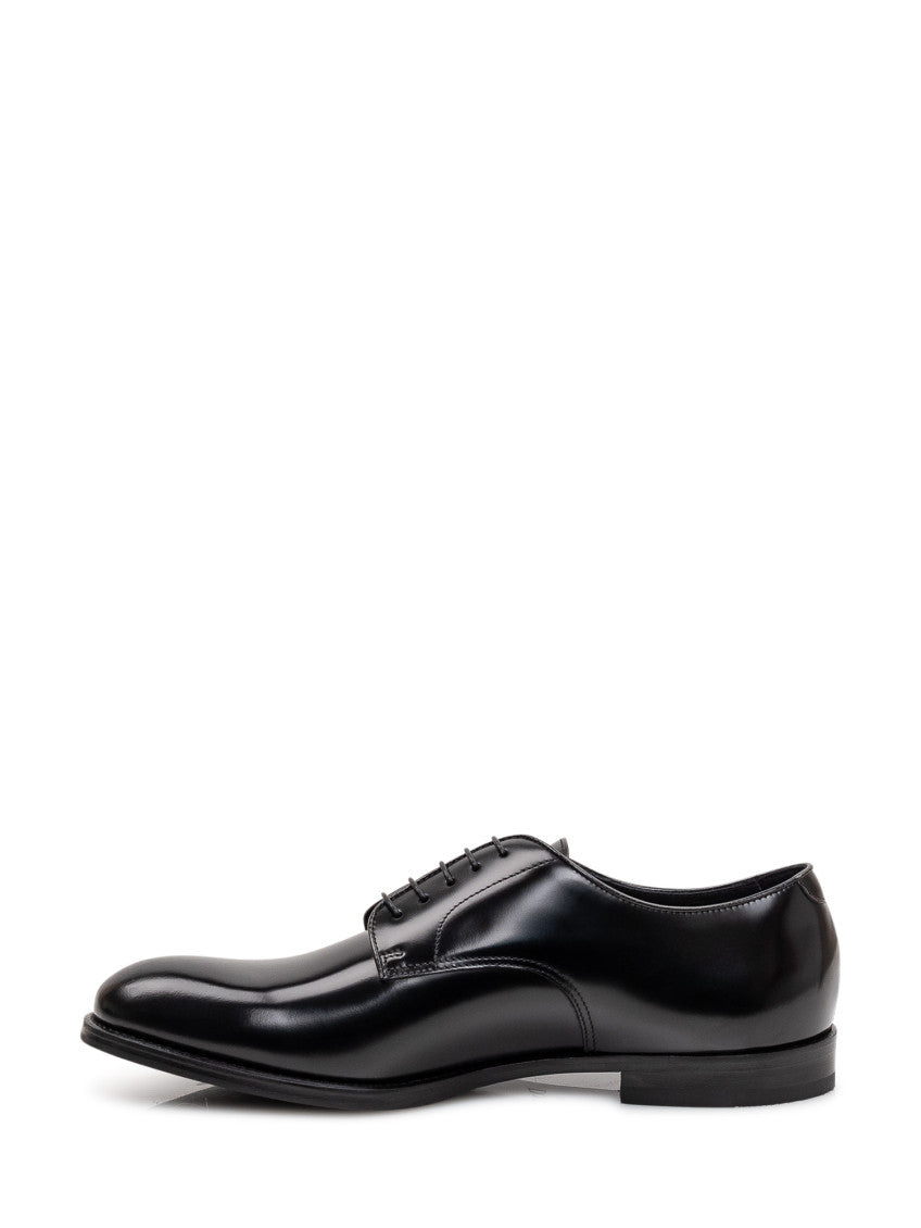 Black Leather Lace-up Shoes 4