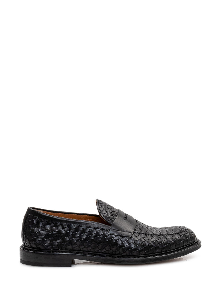 Black Adler Leather Loafers 1