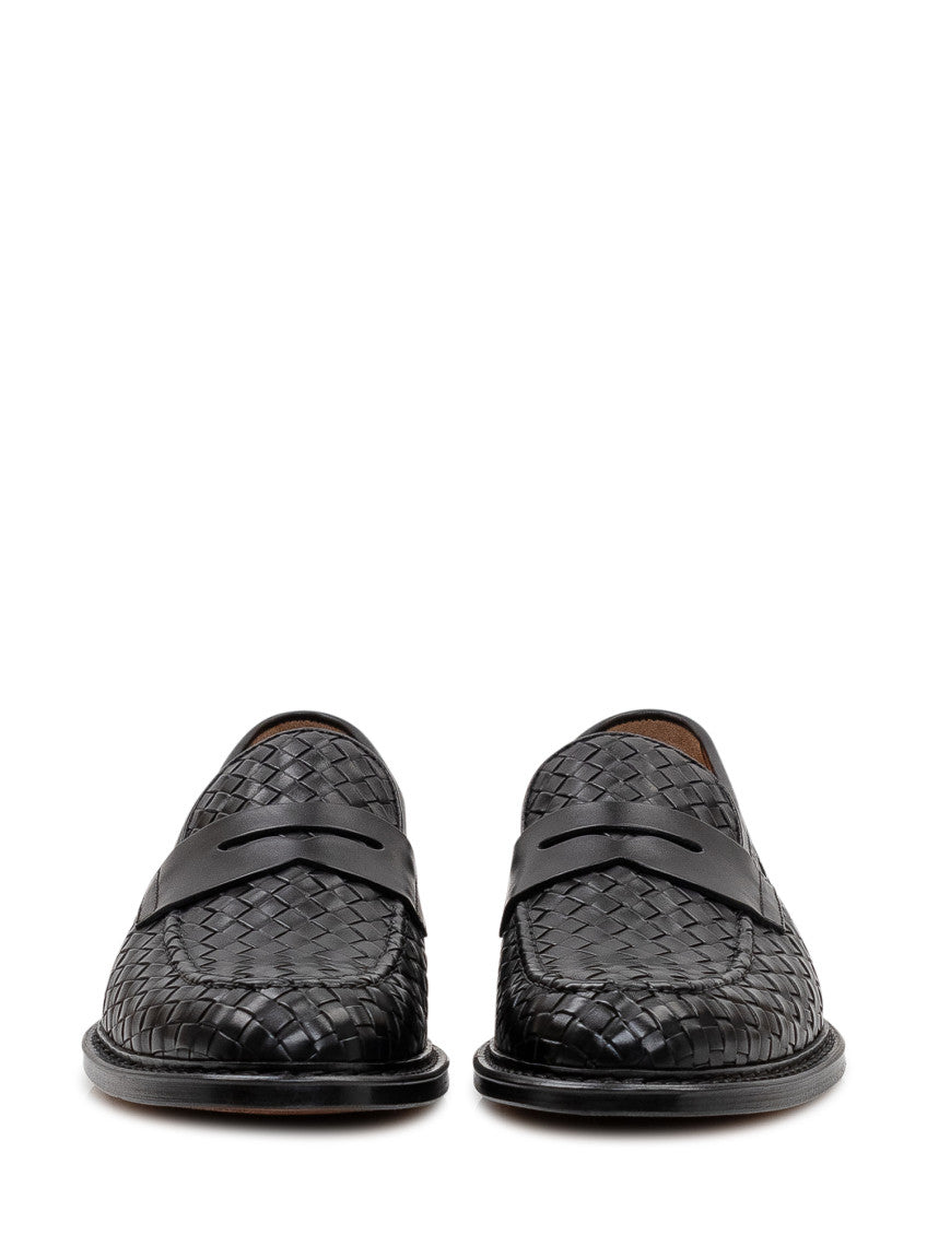 Black Adler Leather Loafers 2