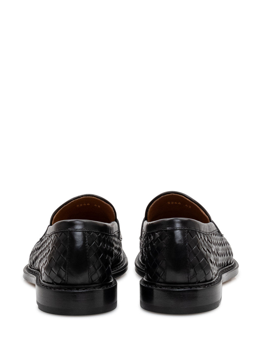 Black Adler Leather Loafers 3