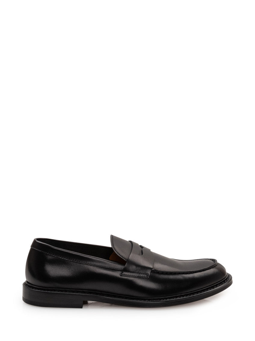 Black Leather Loafers 1