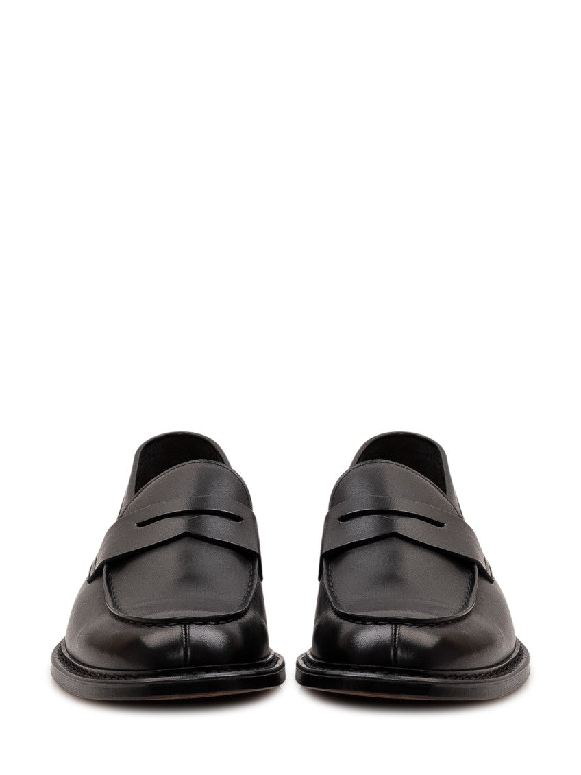 Black Leather Loafers 2