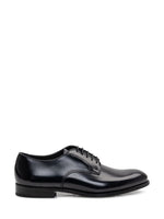 Black Leather Lace-up Shoes 1