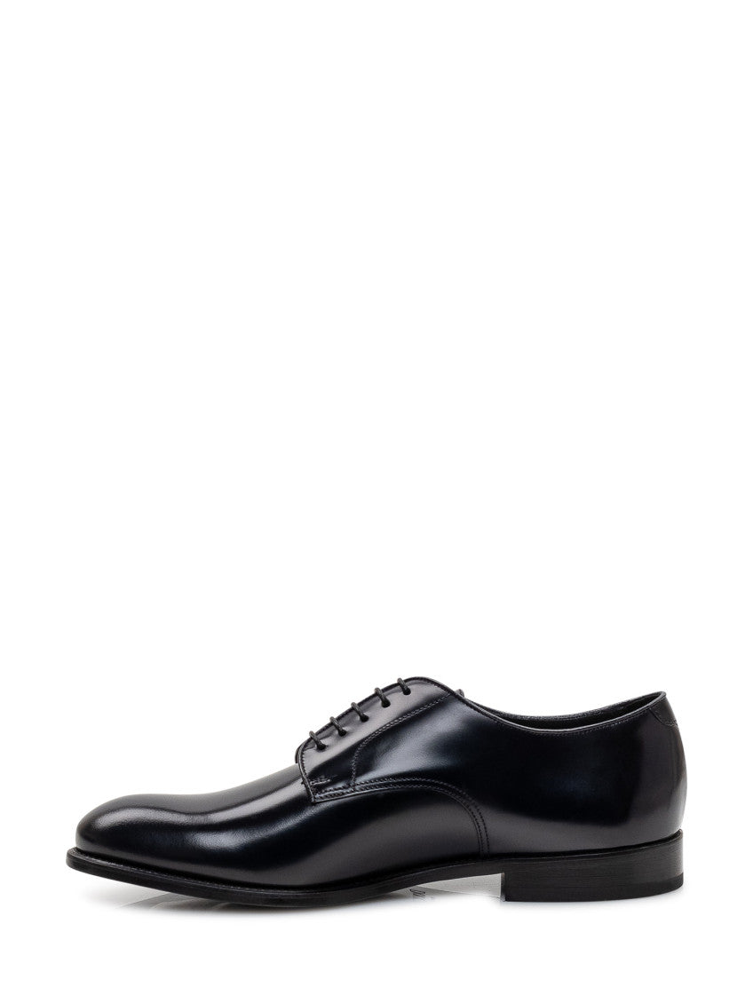 Black Leather Lace-up Shoes 4