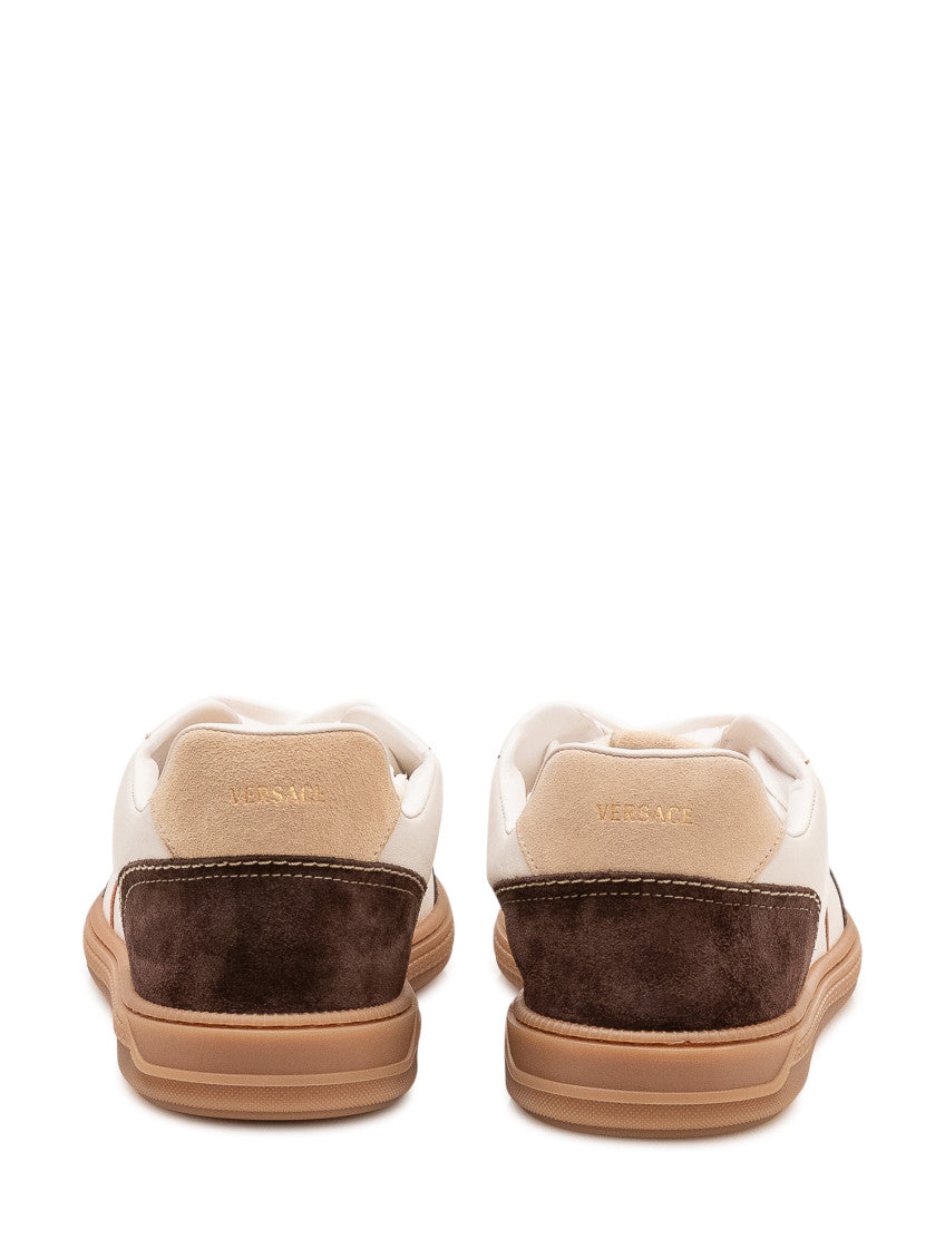 Beige Color-block Sneakers 3