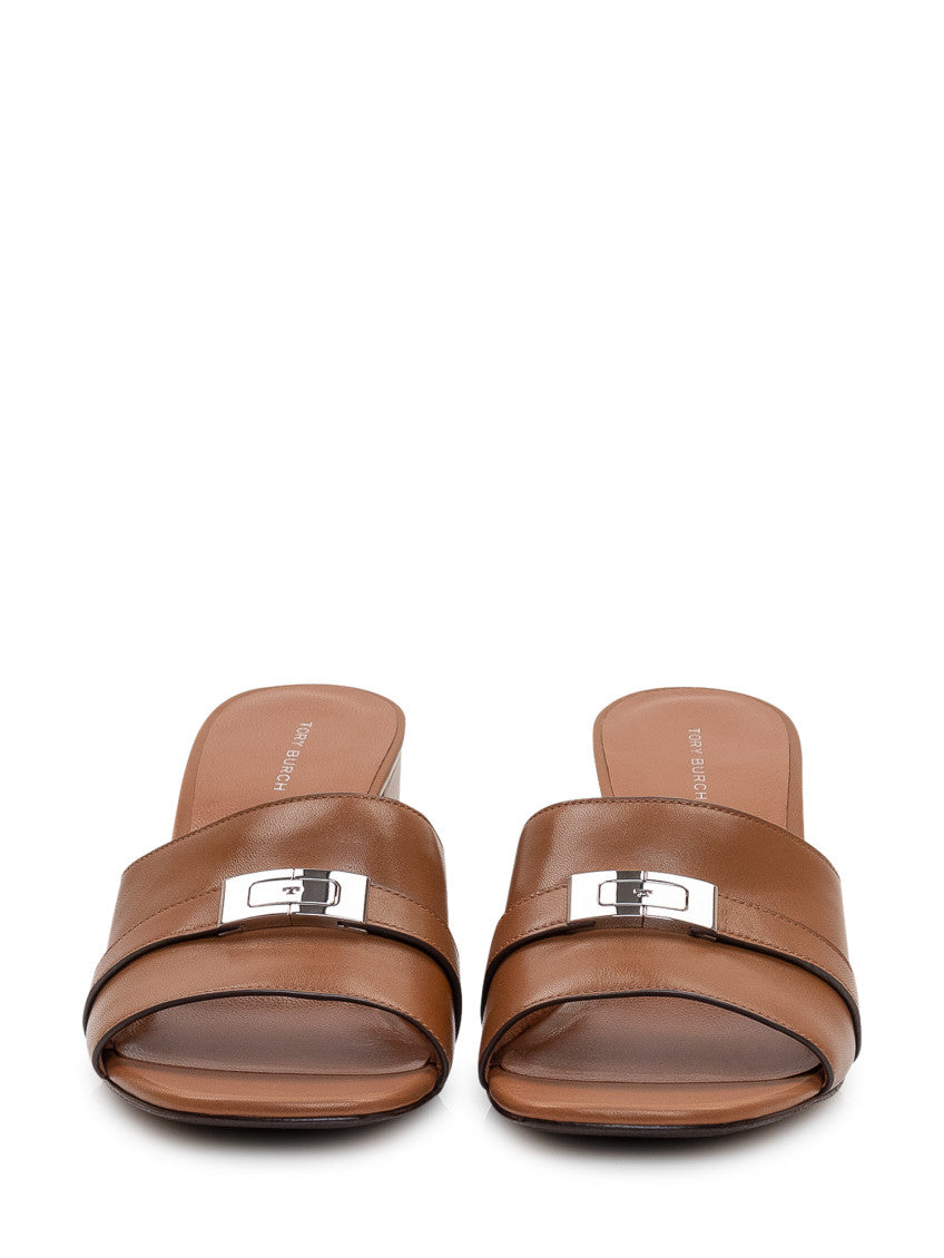 Brown Logo Heels 2