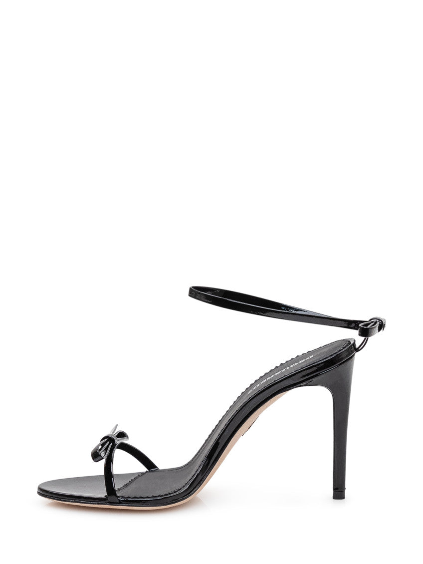 Black Ankle strap Heels 4