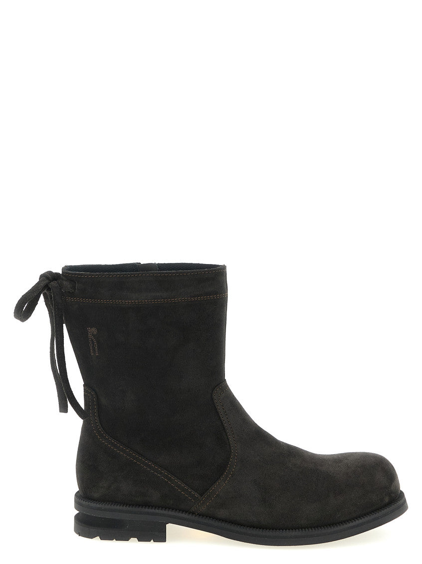 Brown Solid Farkas Boots 1