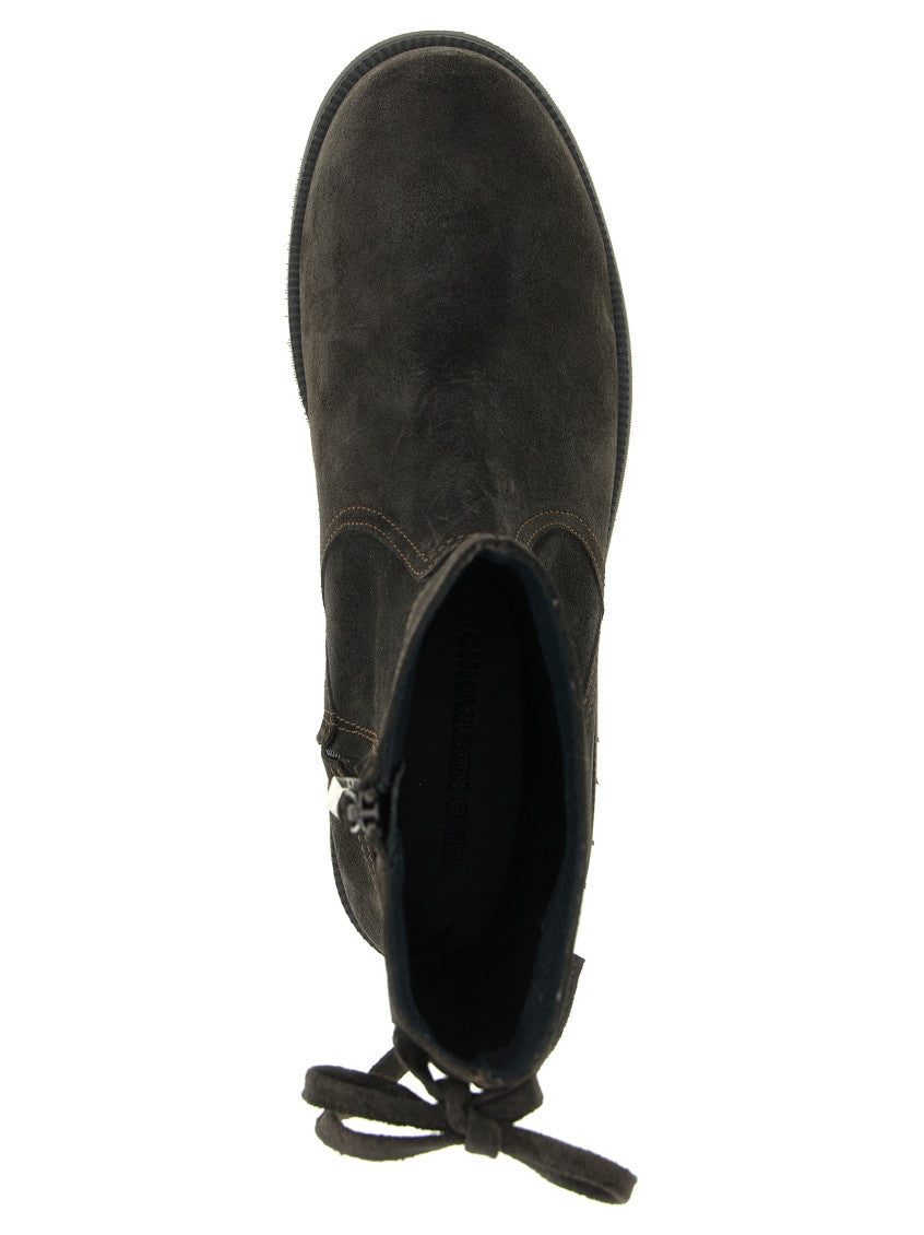 Brown Solid Farkas Boots 4