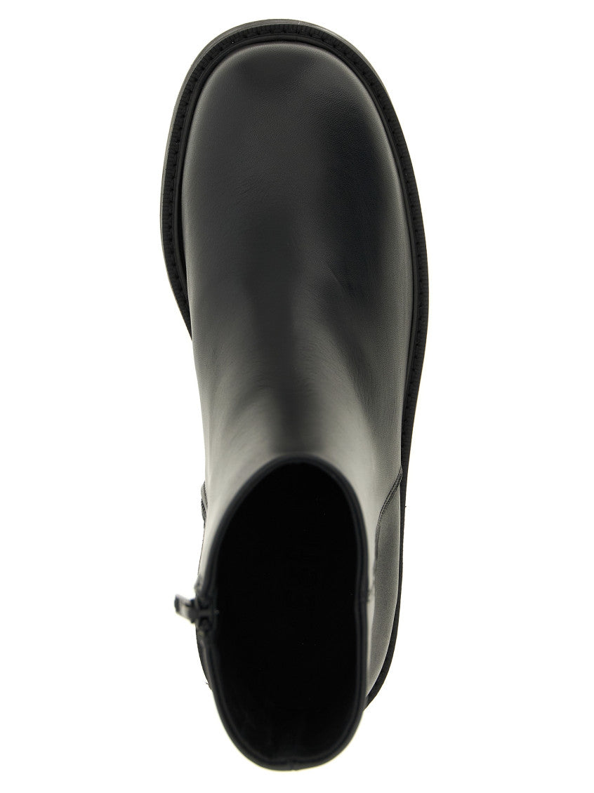 Black Solid Lerato Boots 4