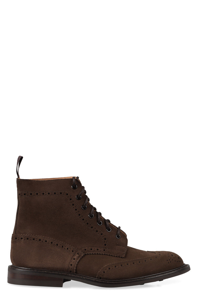 Brown Lace Up Boots 1