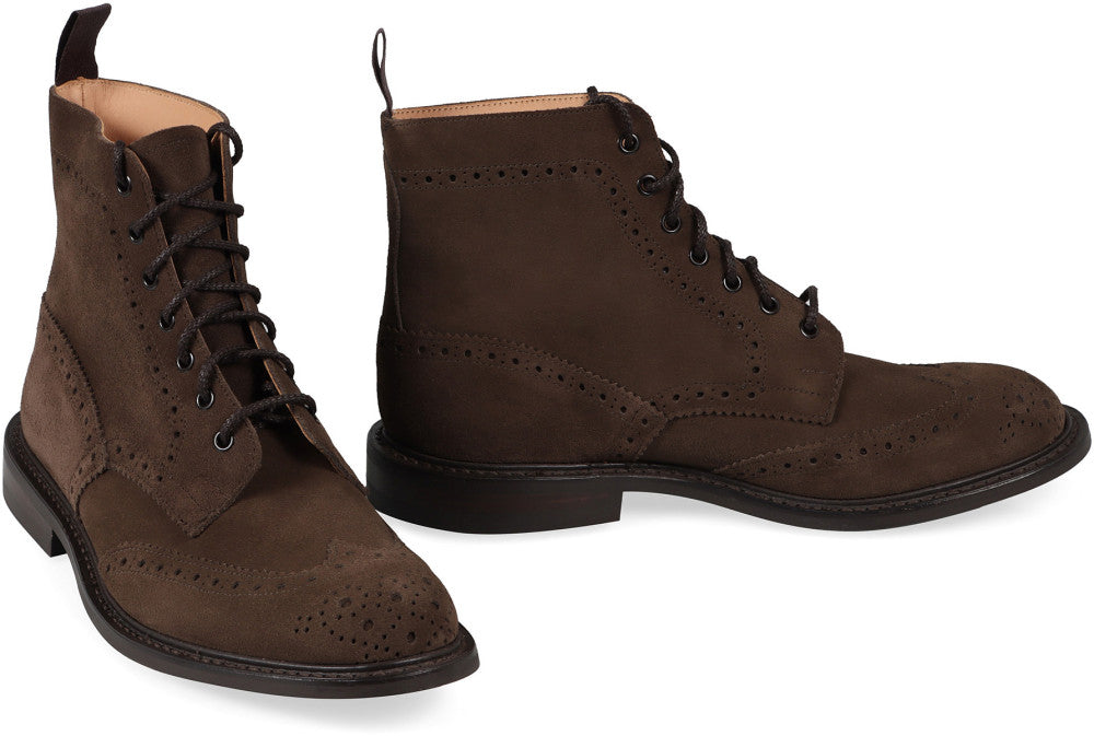 Brown Lace Up Boots 2