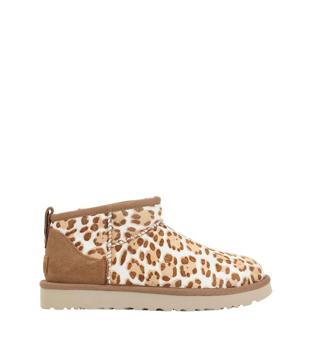 Brown Animal Print Boots 1