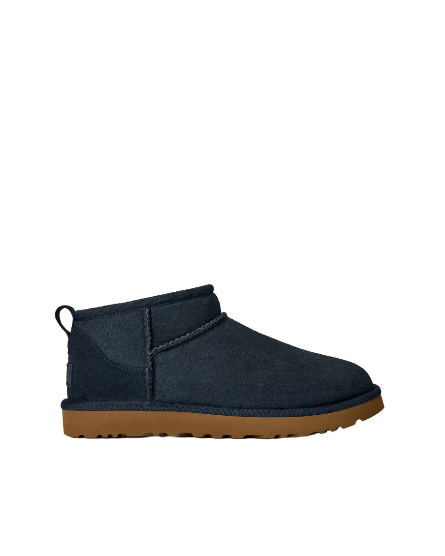 Dark Indigo Solid Slip On Boots 1