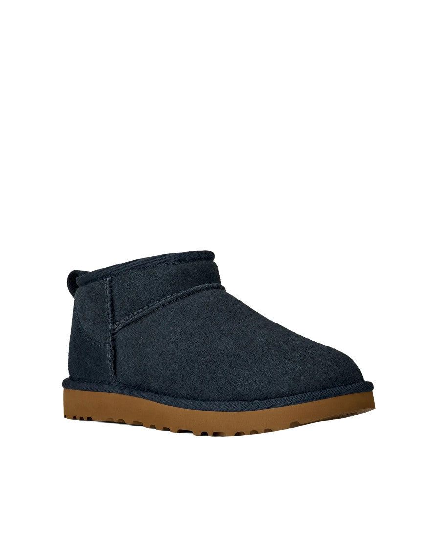 Dark Indigo Solid Slip On Boots 2