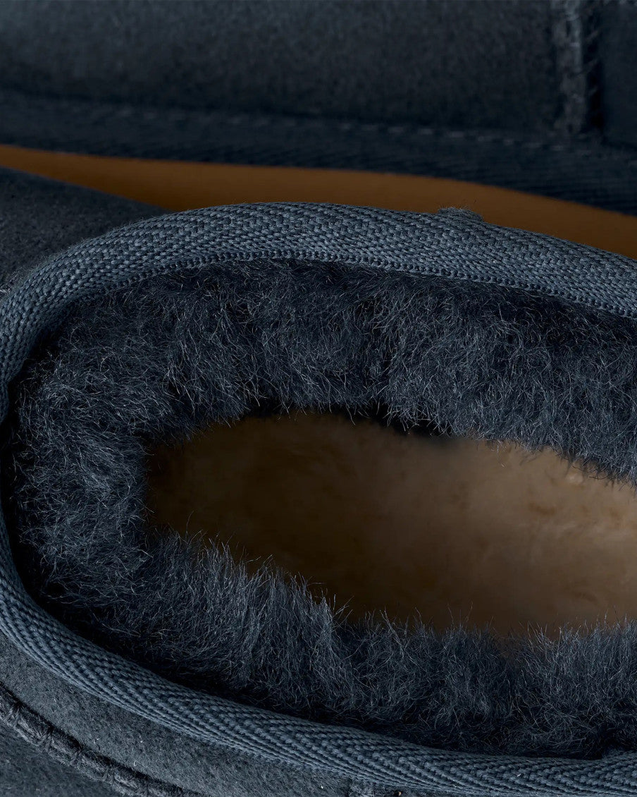 Dark Indigo Solid Slip On Boots 3