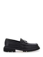 Black Platform Slip On Loafers 1