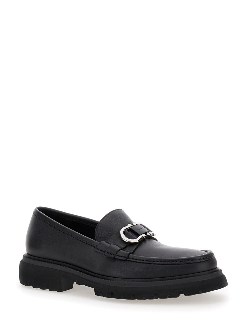 Black Platform Slip On Loafers 2