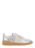 Silver Leather Sneakers 1