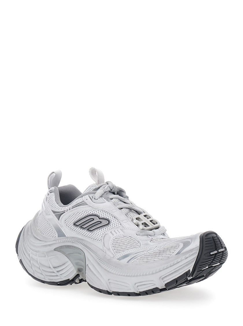 Grey Color Block Sneakers 2