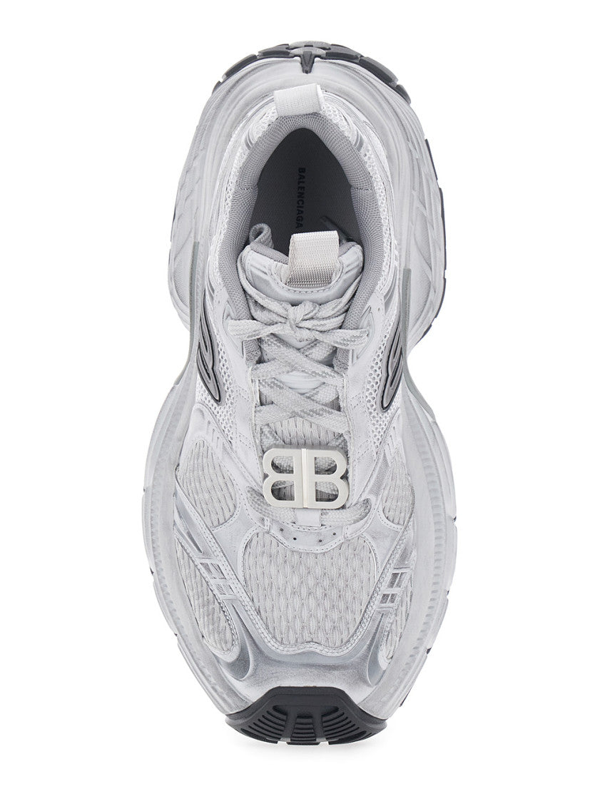 Grey Color Block Sneakers 4