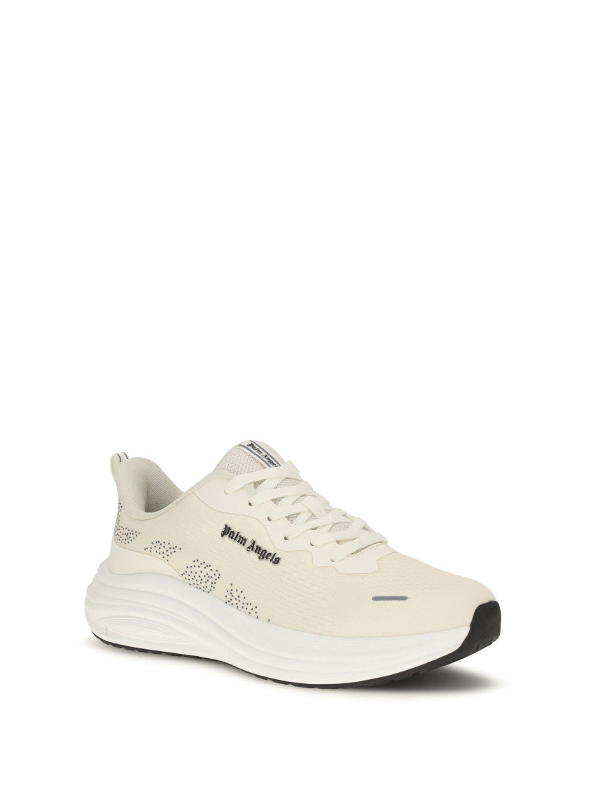 Off White Perforated Sunset Sneakers 2