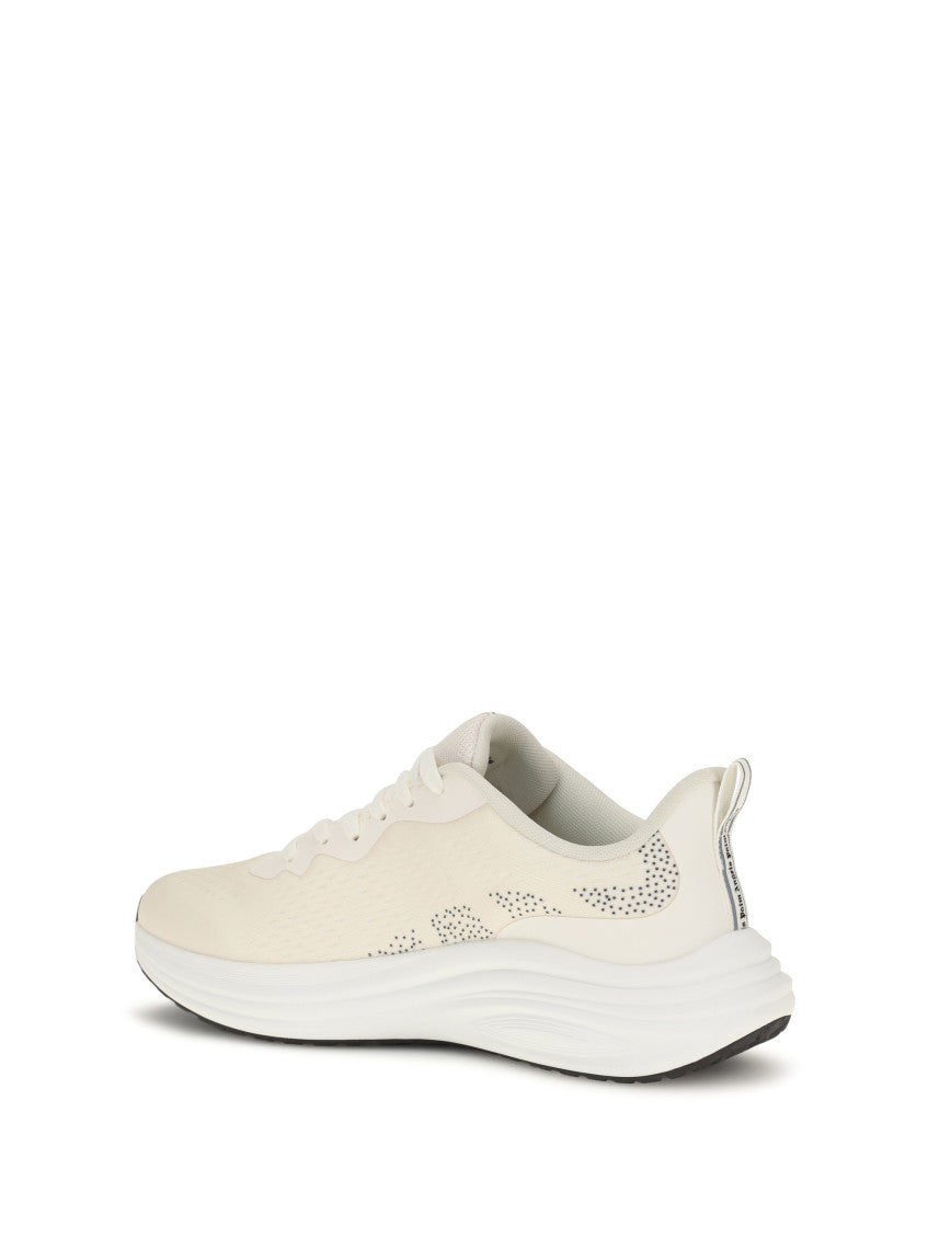 Off White Perforated Sunset Sneakers 3