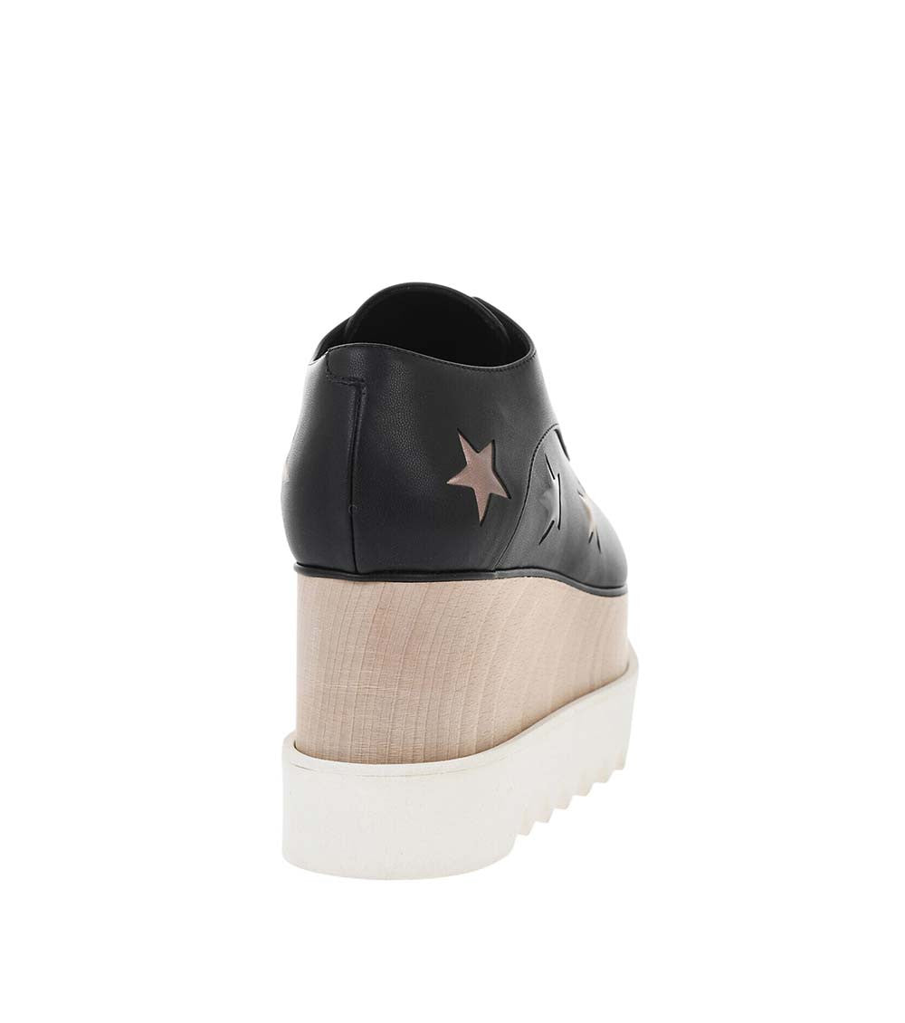 Black Leather Star Dress Shoes 2
