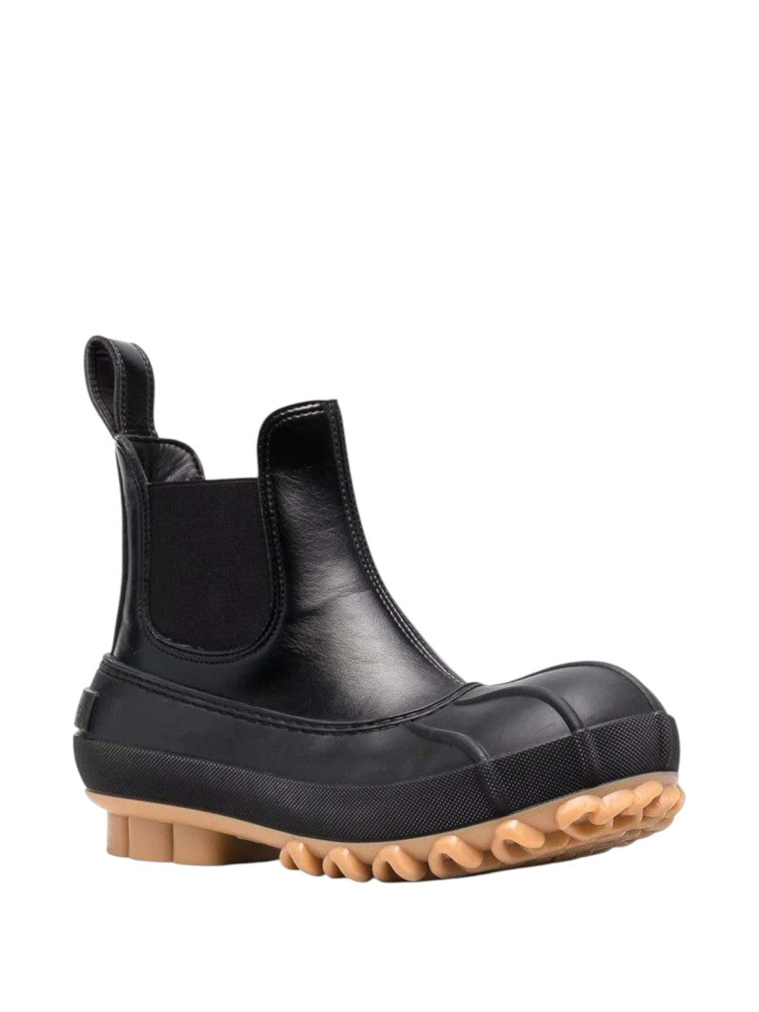 Black Leather Chelsea Boots 2