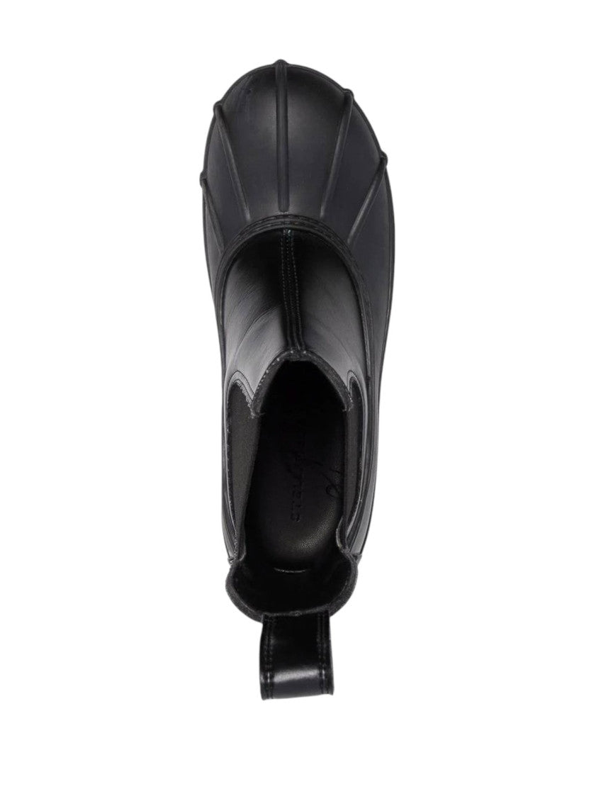 Black Leather Chelsea Boots 3
