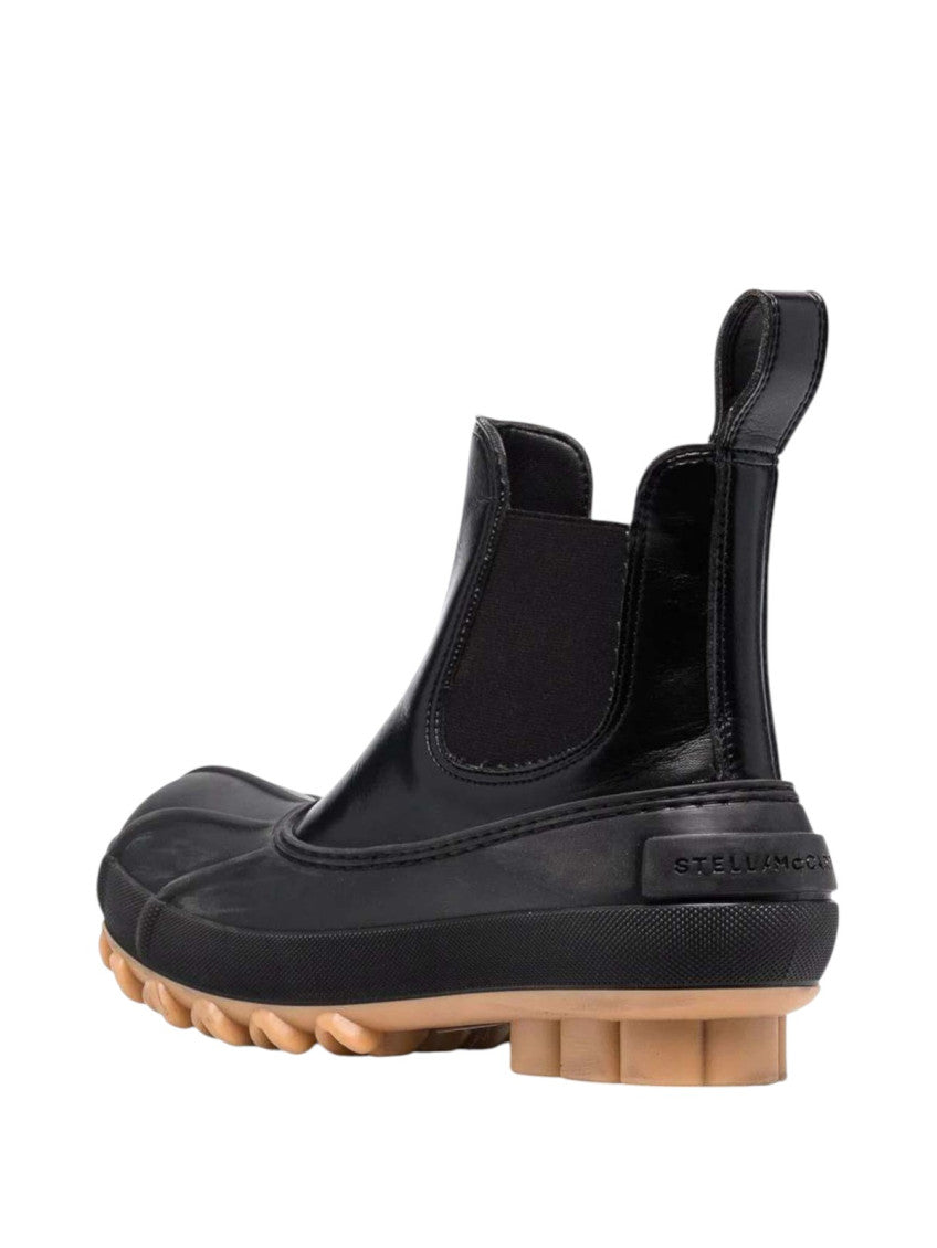 Black Leather Chelsea Boots 4