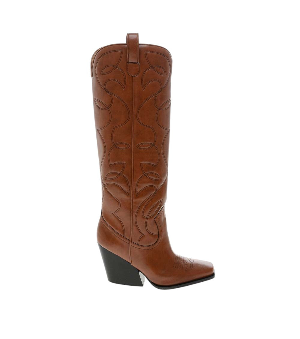 Brown Cowboy Cloudy Boots 1