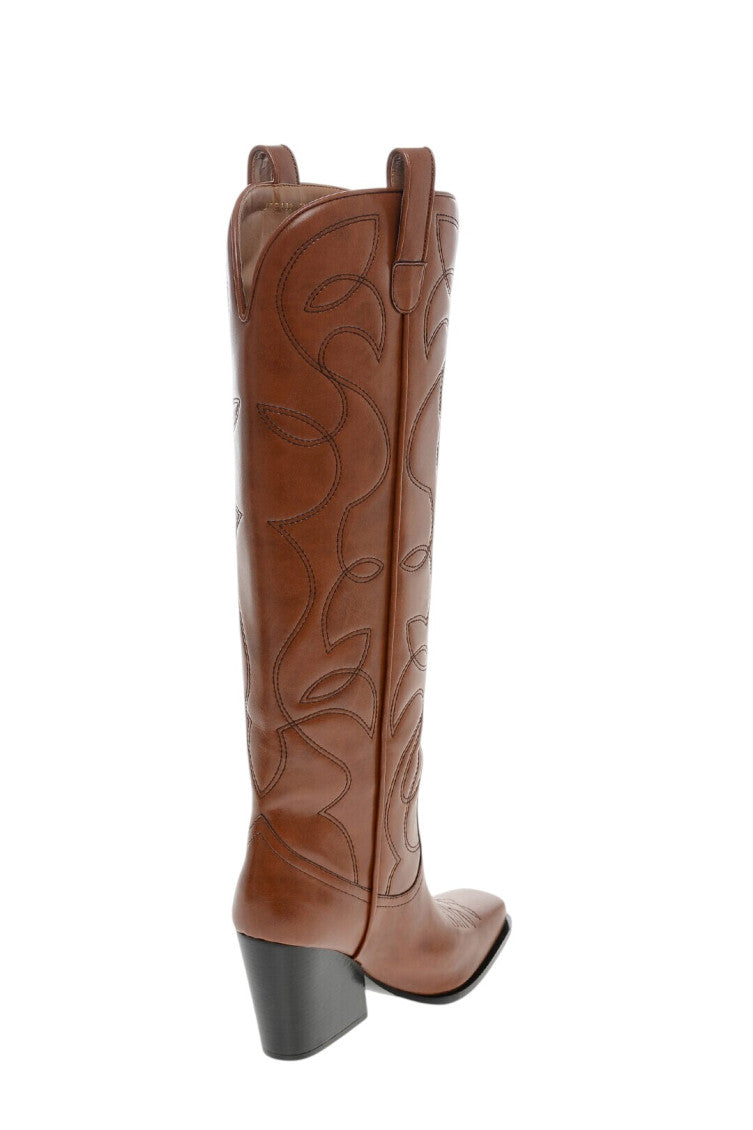 Brown Cowboy Cloudy Boots 2