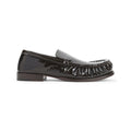 Olive Leather Loafers 1
